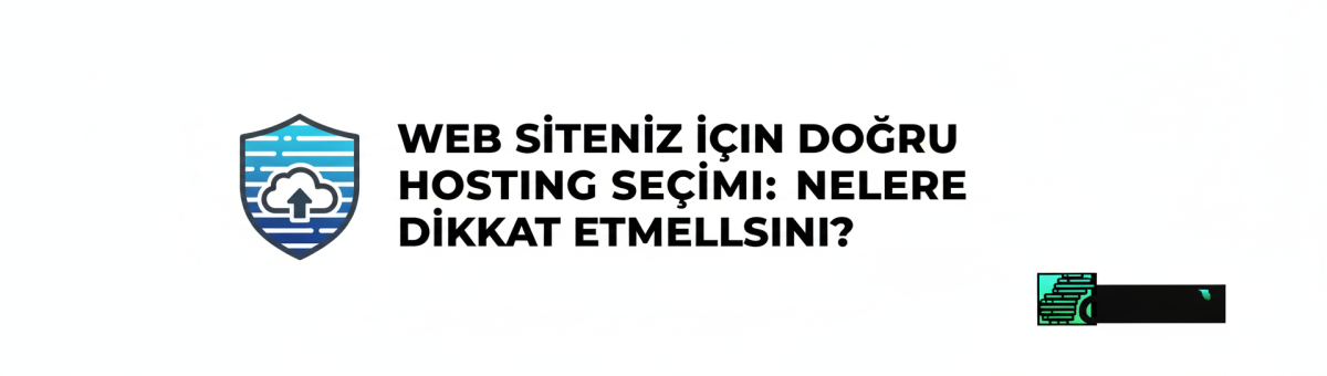 Web Siteniz İçin Doğru Hosting Seçimi: Nelere Dikkat Etmelisiniz?